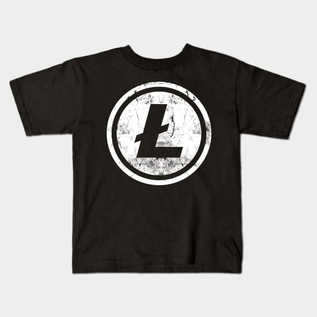 Litecoin Symbol  Altcoin Cryptocurrency Mining computer t-shirts Kids T-Shirt by JaydenGleadow